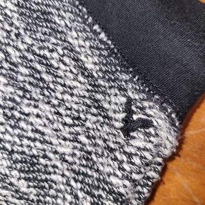 American Eagle Black and White Skinny Joggers